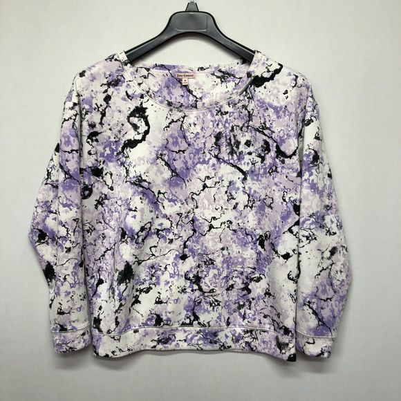 Juicy Couture Women Pullover Sweatshirt Size Medium Polyester Blend B240 -1 - Picture 1 of 15